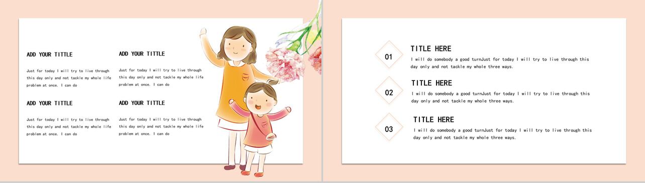 2019.5.12感恩母亲节节日活动项目策划PPT模板