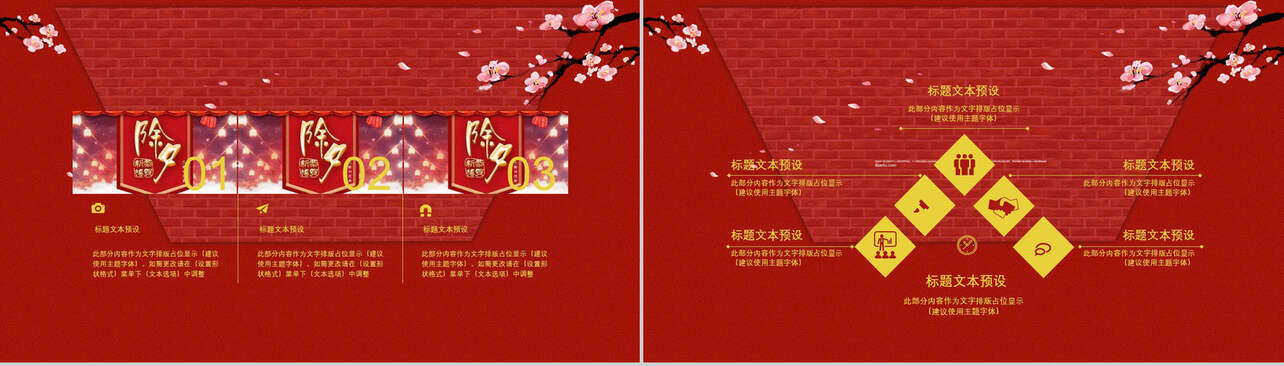 春节除夕文化宣传介绍PPT模板