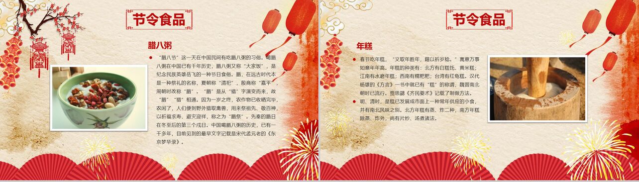 弘扬传统文化春节习俗春节庆典PPT模板