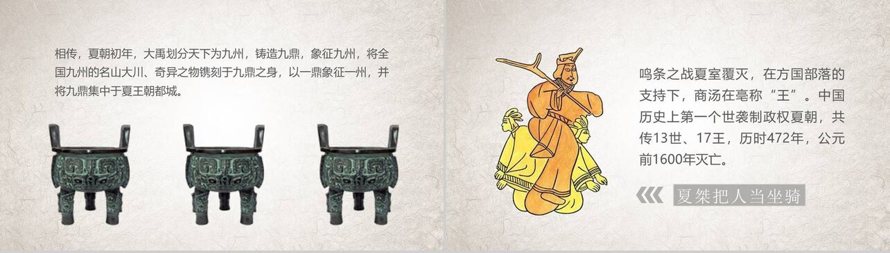 中国历史知识课堂教学通用PPT模板