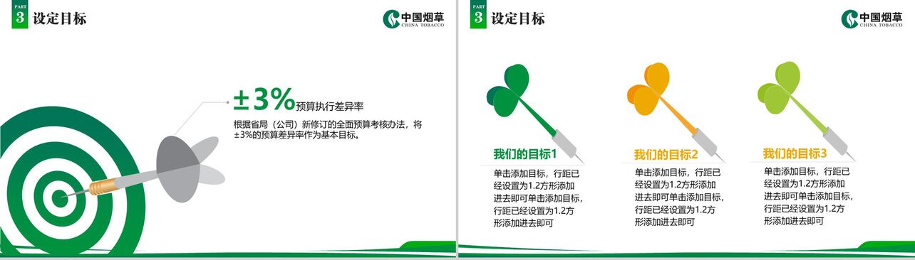 炫彩动态中国烟草局工作汇报PPT模板