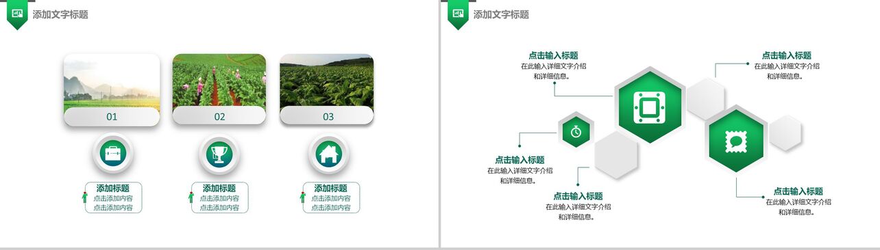 绿色清新中国烟草简约PPT模板