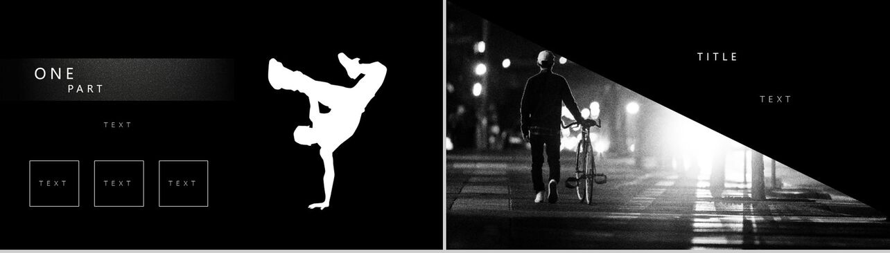 黑色潮流动态街舞舞蹈教育培训PPT模板