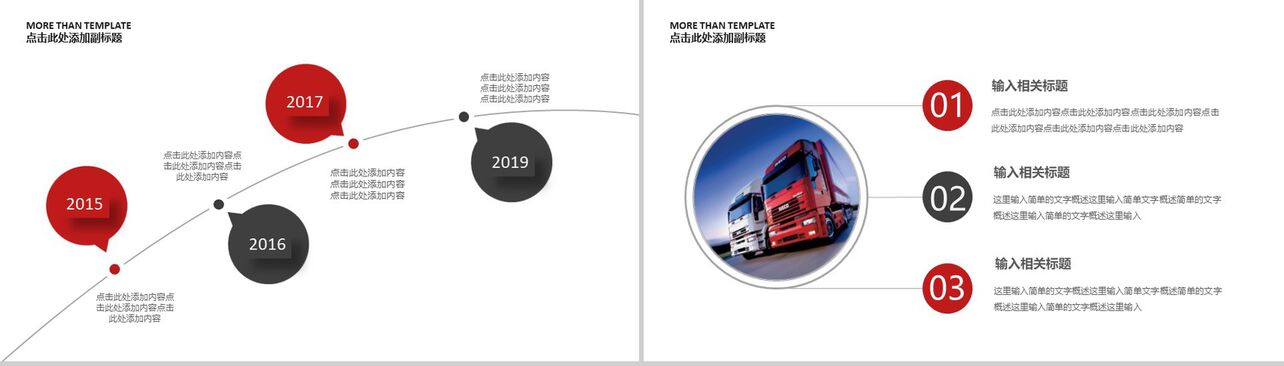 创意物流公司物流运输行业分析报告PPT模板
