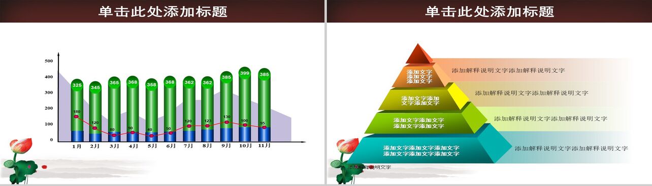 中国古典样式流程汇报PPT模板
