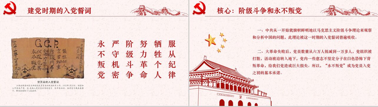 简约大气中国共产党入党培训PPT模板