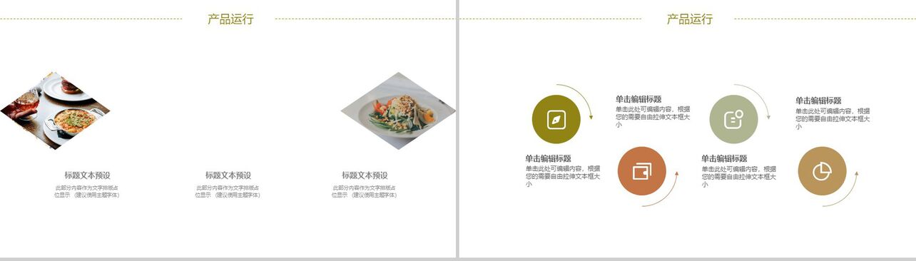 极简商务野菌美食宴项目宣传推广策划PPT模板