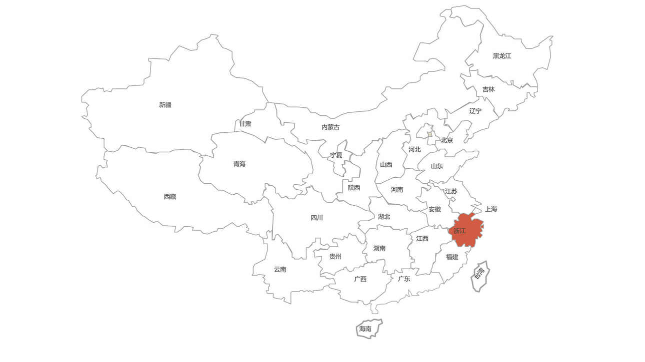 白色简约中国地图PPT图表原创模板精选