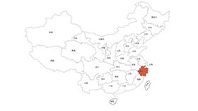 白色简约中国地图PPT图表模板素材天下网精选