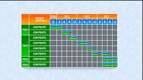 简约彩色商务实用表格PPT图表模板16设计网精选