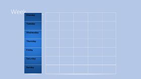 简约课表表格图表素材PPT模板16设计网精选