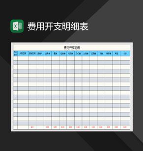 差旅费报销明细统计表Excel表格制作模板素材中国网精选