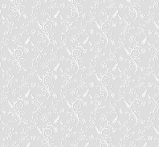 白色质感花纹背景矢量素材16设计网精选