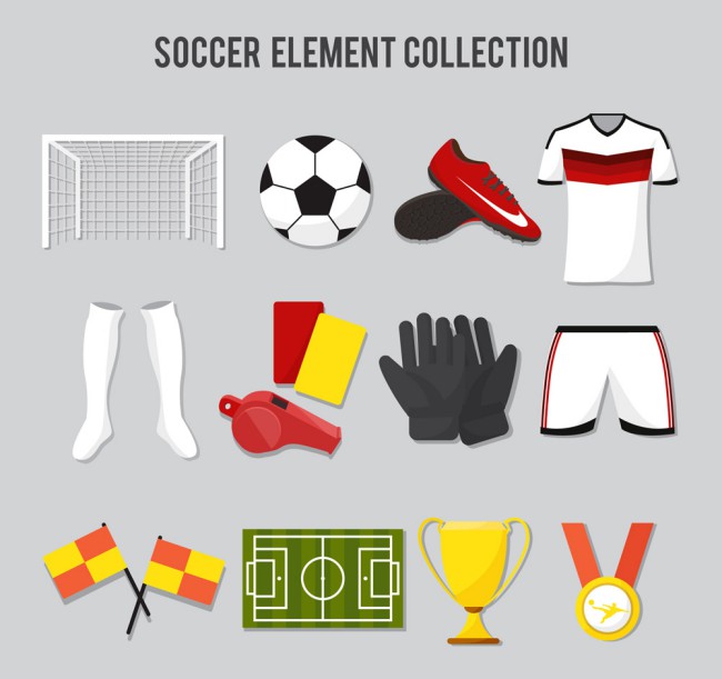 14款精致足球元素设计矢量素材16设计网精选