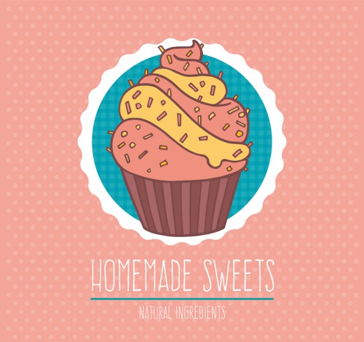 美味甜品海报矢量素材16设计网精选