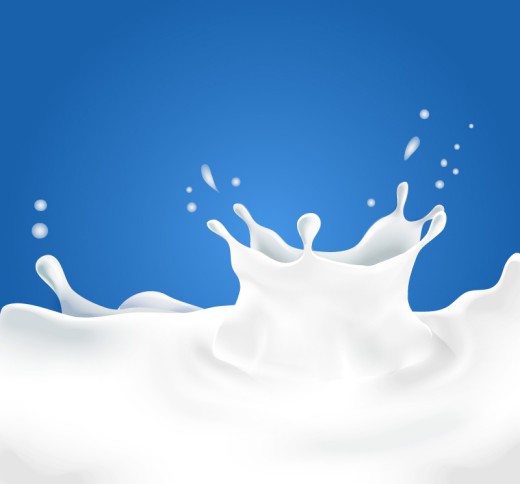 动感液态牛奶矢量素材16设计网精选