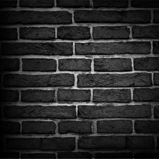 黑色砖墙背景矢量素材16素材网精选