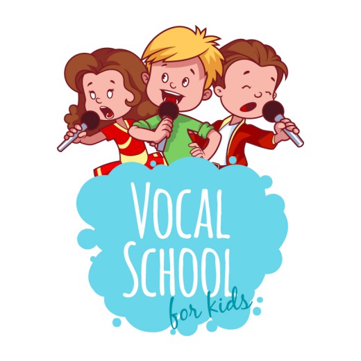 3个音乐学校唱歌的孩子矢量素材16图库网精选