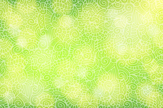 梦幻绿色花纹光晕背景矢量素材16图库网精选