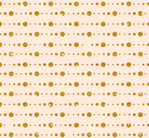 金色水玉点无缝背景矢量素材16素材网精选