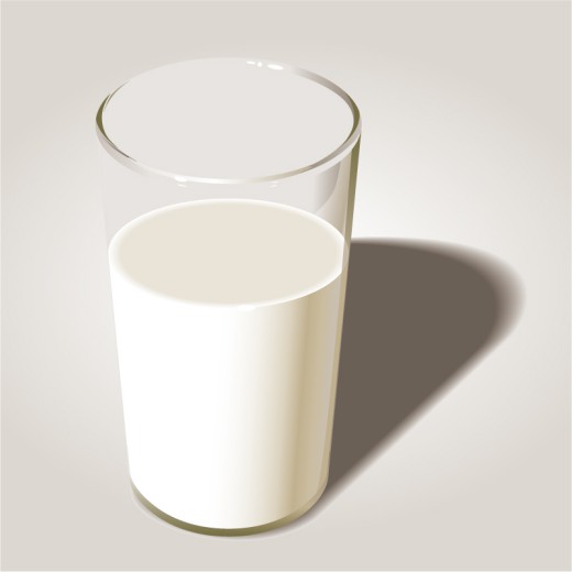 美味杯装牛奶矢量素材16图库网精选