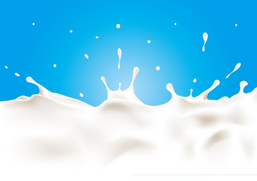 飞溅的牛奶背景矢量素材普贤居素材网精选