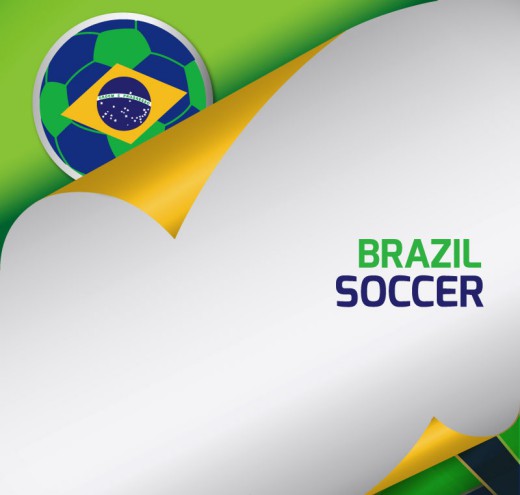 巴西世界杯背景矢量素材16素材网精