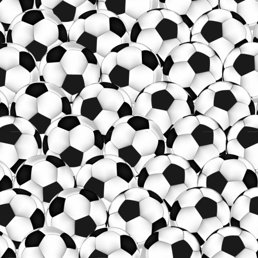 黑白足球背景矢量素材16设计网精选