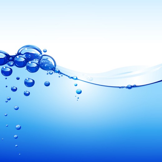 蓝色气泡水背景矢量素材16设计网精