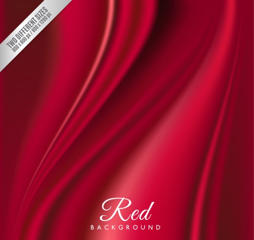 红色绸布背景矢量素材16图库网精选