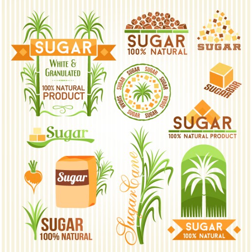 11款清新糖标签矢量素材素材中国网精选