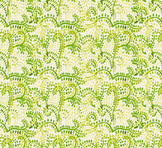 绿色蕨类植物无缝背景矢量图16设计
