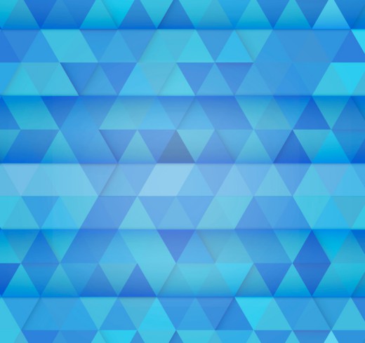 蓝色三角形拼接背景矢量素材素材中