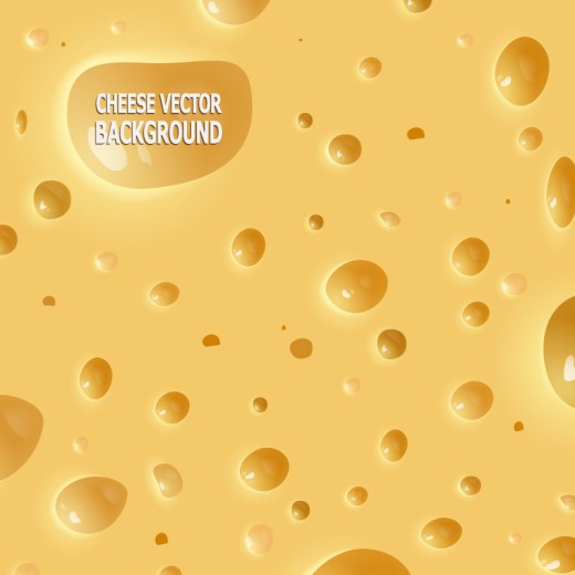 创意奶酪背景矢量素材16素材网精选