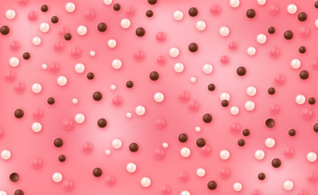 粉色巧克力豆无缝背景矢量素材16素材网精选