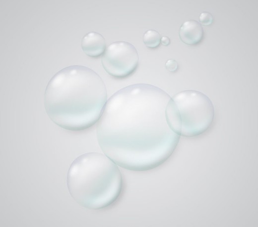 创意白色气泡设计矢量素材16素材网精选