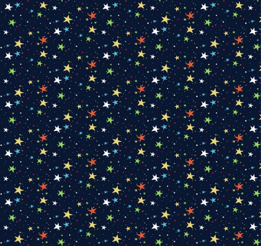 彩色缤纷星星无缝背景矢量图16图库网精选