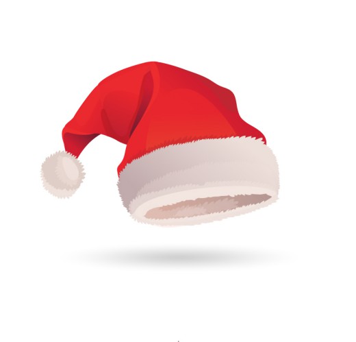 红色圣诞帽矢量素材16设计网精选