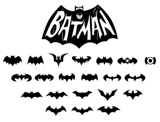 21个蝙蝠侠BATMAN标志矢量图16图库