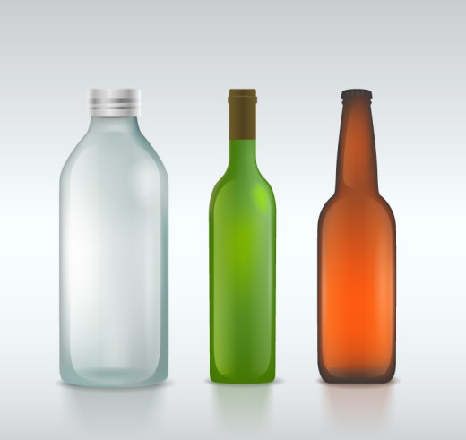 3款精美酒瓶设计矢量图16素材网精
