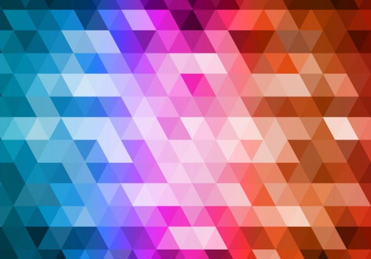 抽象彩色四边形背景矢量素材16图库网精选