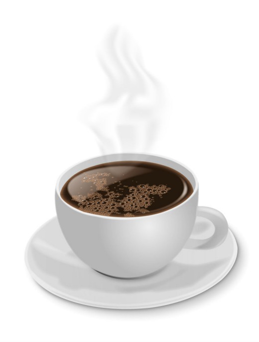 美味热咖啡矢量素材16素材网精选