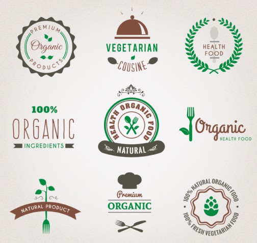 9款绿色餐饮标志矢量素材16设计网