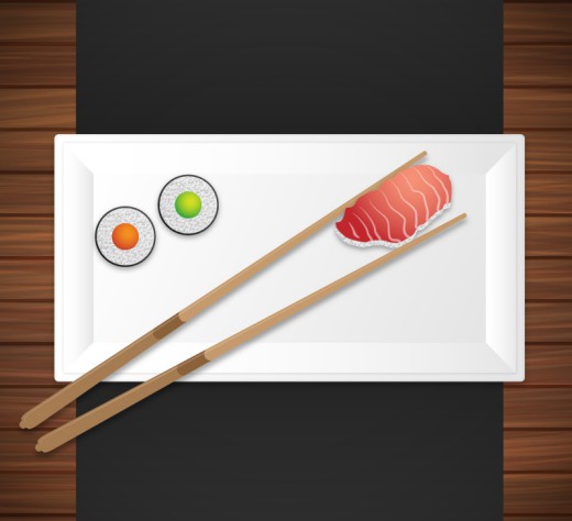 美味寿司日本料理矢量素材16图库网