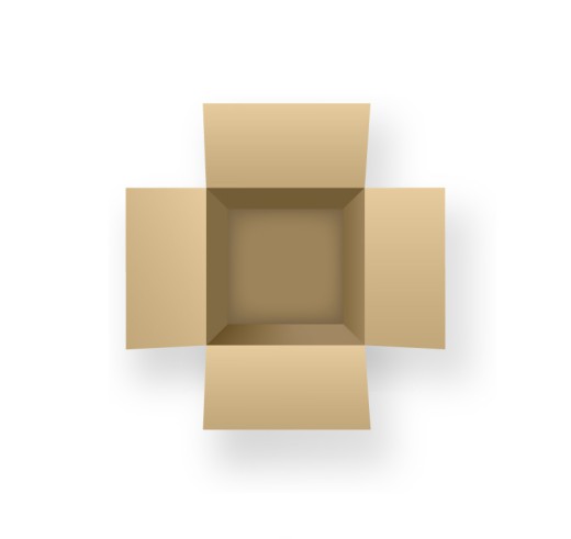打开的包装纸箱矢量素材素材中国网