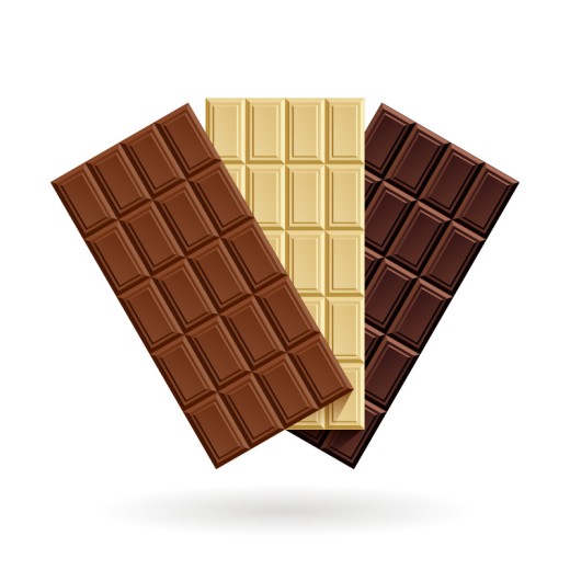 3种美味巧克力矢量素材素材中国网