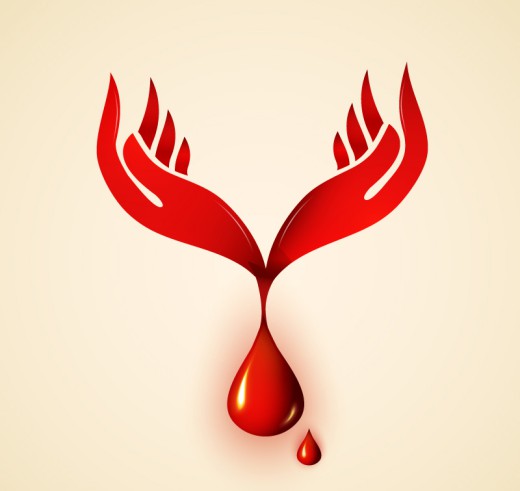 无偿献血标志矢量素材素材中国网精选