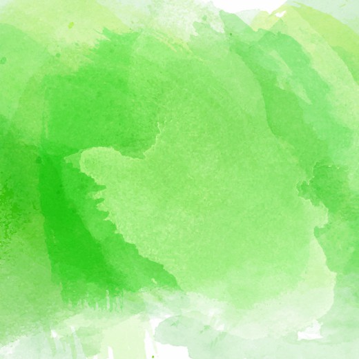 绿色水彩墨迹背景矢量素材16图库网精选