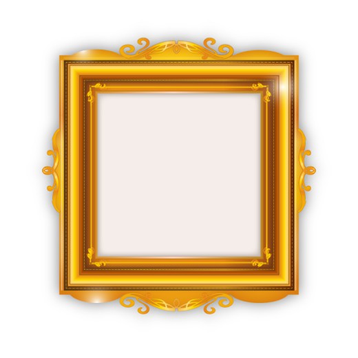 金色相框设计矢量素材16图库网精选