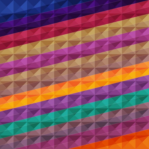 彩色斜纹背景设计矢量素材16素材网